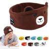 RBFSAH Kids Wireless Headphones, Over Ear Headphones for Children & Toddlers, with Thin Speakers & Super Soft Fleece Headband (Bear) view 1