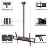 Ceiling Mount Tv Bracket Flip Down, Holds Up to 55kg/121lbs Screens, Tilt Swivel Telescopic Bracket Fits Most 26-50 Inch Flat Panel Display TV Bracket view 4