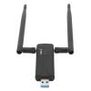 WiFi6E AX5400M Triple Band USB 3.0 Adapter, 6GHz 5GHz 2.4GHz, Dual 6dBi Antennas, 2400Mbps,11/10, RTL8832CU Chip, for Desktop PC Laptops view 2
