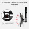 Adjustable Height TV Ceiling Mount, 360 Rotation Swivel Tilt Full Motion for 24 to 32 Inch Curved Flat Screen, 20 Angle Adjustment TV Bracket view 3