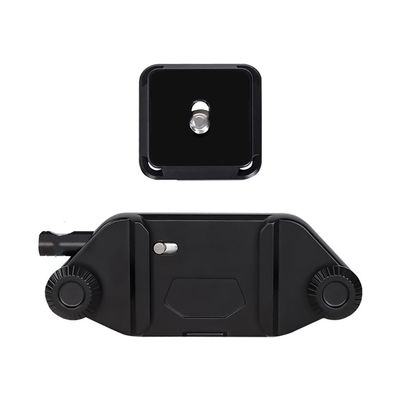 FEICHAO Shoulder Mount Buckle Camera Quick Release Waist Belt Clip for DSLR Camera (Buckle,Black)