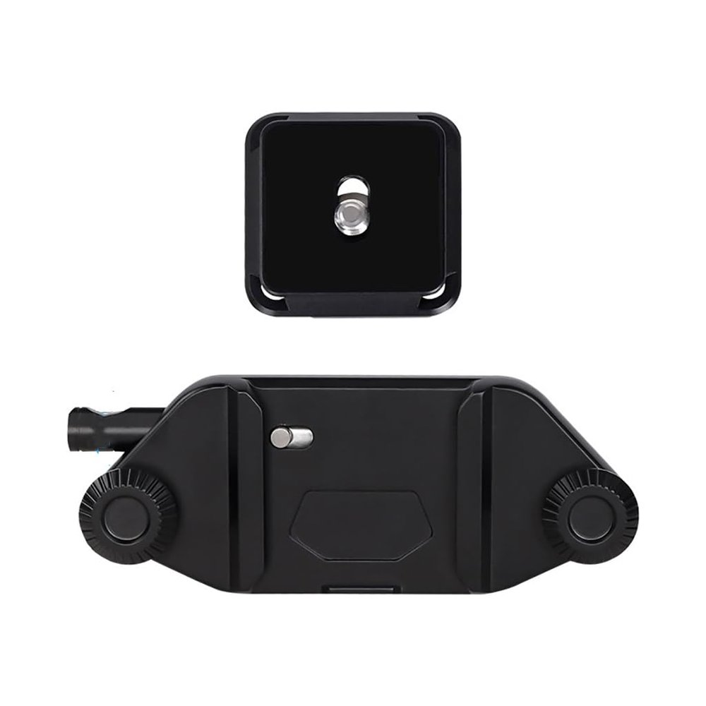 FEICHAO Shoulder Mount Buckle Camera Quick Release Waist Belt Clip for DSLR Camera (Buckle,Black)