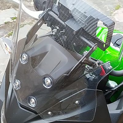 Motorcycle Navigation GPS Bar Mount Bracket for Versys-X300 Versys X-300 X300 Versys X 300 Versys-X 300 VersysX300 KLE300 2017-2023 2022, 22mm Expansion Crossbar Mobile Phone Stand Holder Support1