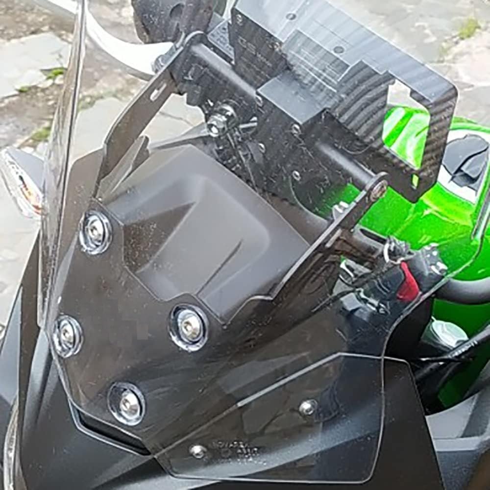 Motorcycle Navigation GPS Bar Mount Bracket for Versys-X300 Versys X-300 X300 Versys X 300 Versys-X 300 VersysX300 KLE300 2017-2023 2022, 22mm Expansion Crossbar Mobile Phone Stand Holder Support1