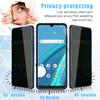 Anbzsign [2 Pack for BLU View 2 (2023) /BLU View 4 B135DL Privacy Screen Protector, 9H Anti Spy Private Tempered Glass Film, Anti-Scratch, Case Friendly view 3