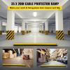 VEVOR 5 Channel Cable Protectors Extreme Rubber Cable Ramps Heavy Duty Protective Cable Wire Cord Ramp Driveway Rubber Traffic Speed Bumps Cable Protector (5-Channel, 1Pack-18000Lb) view 2