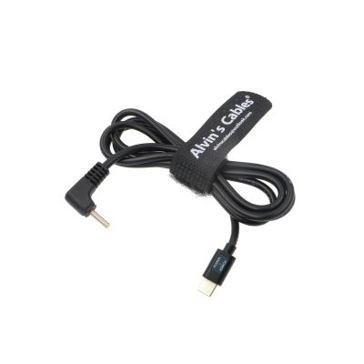 Alvin's Cables BMPCC DC 2.5 * 0.7mm Right Angle to USB-C Type-C PD Power Cable for Blackmagic Design Pocket Cinema Camera 60CM| 23.6 inches