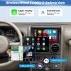2+64G Android Car Stereo for Jeep Wrangler (2 Door) 2007 2008 2009 2010 - Wireless Carplay & Android Auto - 9 Inch Touchscreen Radio with EQ DSP, GPS, WiFi, FM/RDS + AHD Rear View Camera view 4