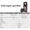 HT603 Light Meter 200000 Lux Digital Illuminance Meter With Ambient Humidity And Temperature Meter Lux Meter view 4