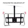0-15 Flip Down Ceiling Mount Tv Bracket, Holds Up to 70kg/154 Lbs Screens, Tilt Swivel Telescopic Bracket, Fits Most 50-65 Inch Flat Panel TVs TV Bracket view 3