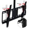 0-15 Flip Down Ceiling Mount Tv Bracket, Holds Up to 70kg/154 Lbs Screens, Tilt Swivel Telescopic Bracket, Fits Most 50-65 Inch Flat Panel TVs TV Bracket view 4