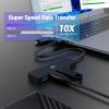 4 in 1 USB Hub, Tymyp USB 3.0 Hub 5Gbps with USB C Extension, Compact USB Splitter Adapter for Mac, iMac Pro, Mac mini/Pro, Surface Pro, Dell, HP view 2