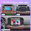 [4G+64G] 8 Core Android Car Radio for Toyota Camry 2000 2001 2002 2003 2004 2005 2006, 9 inch Touch Screen Camry Stereo, Carplay/Android Auto/32EQ DSP/Bluetooth/WiFi +AHD Backup Camera +MIC view 2