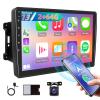 2+64G Android 13 Car Radio for Jeep Wrangler/Dodge/Chrysler, 10 inches Touch Screen Stereo, Carplay/Android Auto/GPS Navigation/Bluetooth/SWC+ AHD Backup Camera view 1