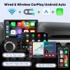 2+64G Android 13 Car Radio for Jeep Wrangler/Dodge/Chrysler, 10 inches Touch Screen Stereo, Carplay/Android Auto/GPS Navigation/Bluetooth/SWC+ AHD Backup Camera view 4
