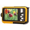 Full HD 2.7K 48MP 10ft Waterproof Underwater Digital Camera 16X Digital Zoom Front Rear Double Screens Waterproof Digital Camera Red 48MP Dual Screen Waterproof Digital Camera, view 1