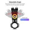 Bike Handlebar Camera Clamp Pipe Camera Holder Mount Motorcycle Guard Bar Bracket with Selfie Stick Camera Bike Handlebar Mount, 360 Rotation Action Camera Clamp Holder view 4