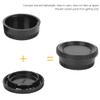 Hard Plastic Black Lightweight Dustproof Scratch Resistant Camera Body Lens Cover Kit for F Mount Cameras Camera Body Lens Cover Protective Cover Dustproof Scratch view 3