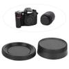 Hard Plastic Black Lightweight Dustproof Scratch Resistant Camera Body Lens Cover Kit for F Mount Cameras Camera Body Lens Cover Protective Cover Dustproof Scratch view 4