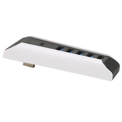 5 in 1 USB Hub HighSpeed Expansion Adapter with USB2.0 TypeC Ports for PS5 Console 5-Port USB Hub for PS5 5 in 1 USB High-Speed Expansion Hub Charger USB Expansion Hub USB Extender