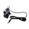 12M Pixels Clip on Webcam Web Camera 360 Rotating Stand Built in Microphone for PC Silver Computer Accessories & Peripherals (Silver) view 1