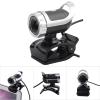 12M Pixels Clip on Webcam Web Camera 360 Rotating Stand Built in Microphone for PC Silver Computer Accessories & Peripherals (Silver) view 3