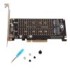 Adapter Card M.2 NVMe SSD to PCIE X8 M Key Hard Drive Converter Reader Expansion CardPH45 PH45 Adapter Card, Reader Expansion Card, M.2 Adapter M.2 PCIE Adapter, M Key view 1