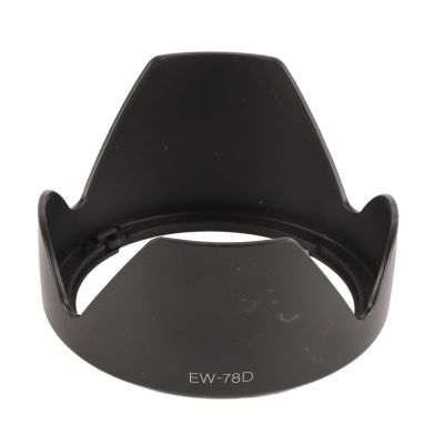 EW?78D ABS Mount Lens Hood Replacement for EF S 18?200mm F 3.5?5.6 IS Lens EW-78D Lens Hood Compatible for EF-S 18-200mm F 3.5-5.6 IS Lens Round Sun Shade Cover Pla