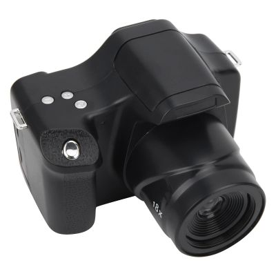 3.0 in LCD Screen 18X Zoom SLR Camera Long Length Portable Digital Camera 3in Digital Camera for Kids Beginner, Vlogging Camera Support 32GB Memory Card, (Standard version