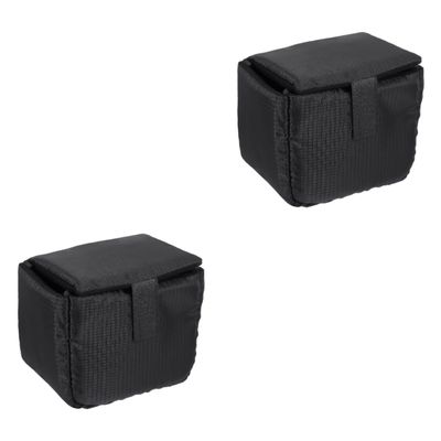 OSALADI 2pcs Lens Pouch Bag Shockproof Camera Lens Case for Mirrorless Cameras Protective Liner for Safe Storage of Lenses Accessories