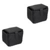 OSALADI 2pcs Lens Pouch Bag Shockproof Camera Lens Case for Mirrorless Cameras Protective Liner for Safe Storage of Lenses Accessories view 1