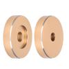 45 RPM Record Turntable Adapter Large Hole Conversion Sheet Black Clamp Adapter for Most Big Hole RecordsBlack Record Turntable Adapter, Records Solid Aluminum 45 RPM (Gold) view 4