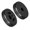 45 RPM Record Turntable Adapter Large Hole Conversion Sheet Black Clamp Adapter for Most Big Hole RecordsBlack Record Turntable Adapter, Records Solid Aluminum 45 RPM (Black) view 3