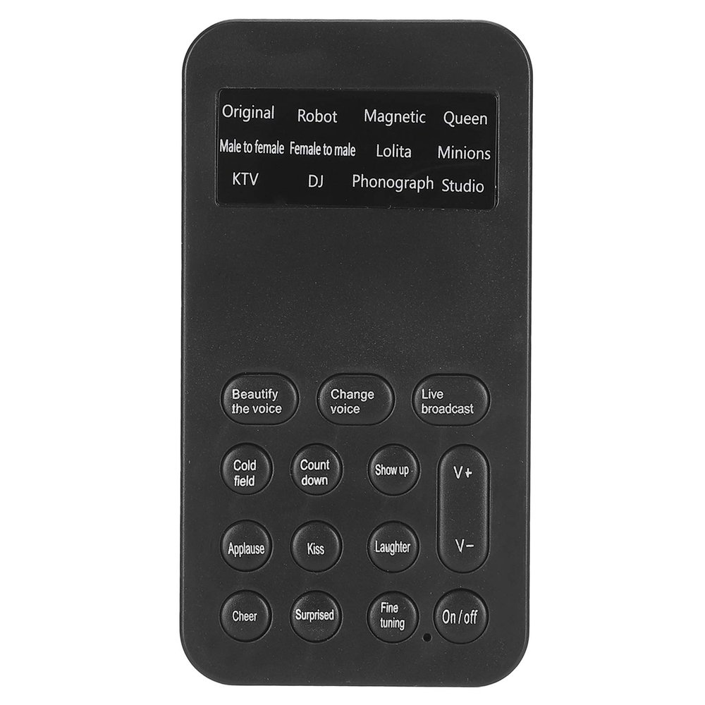 Male to Female Sound Changer Game Live Broadcast Phone Computer Universal Mini Sound Card Universal Mini Sound Changer Male to Female Sound Changer Game Live Broadcast Handheld