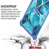 Aroepurt Case Compatible with Blackview A100 Phone Case Cover [with Tempered Glass Screen Protector][Hard PC + Soft Silicone][Ring Support] [Colorful Reflect Light] IMDL-LS view 2