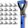 Black Duck Brand 20 Pack Spring Grip Mop and Broom Holder for Shovel, Rake, Broom, Mop Holder, Etc. (20 Pack) view 1