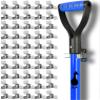 Black Duck Brand 50 Pack Spring Grip Mop and Broom Holder for Shovel, Rake, Broom, Mop Holder, Etc. (50 Pack) view 1