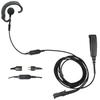 PRYME SNAP Series (SNP-2W-M11-Kit2) - 2-Wire Lapel Microphone with Braided Fiber Cable and Ear Hanger Hook Earphone (Fits Motorola XPR3300/3500 Radios) view 1