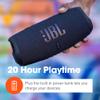 JBL Charge 5 (Teal) + Bundle with Case Logic Braided USB Type-C Charge & Sync (6 feet, Gray) view 4