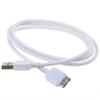 Digipartspower White USB 3.0 Cable Compatible with Sony Optiarc BD-5730S 3D Blu-Ray Burner Writer BD-RE DVD view 3
