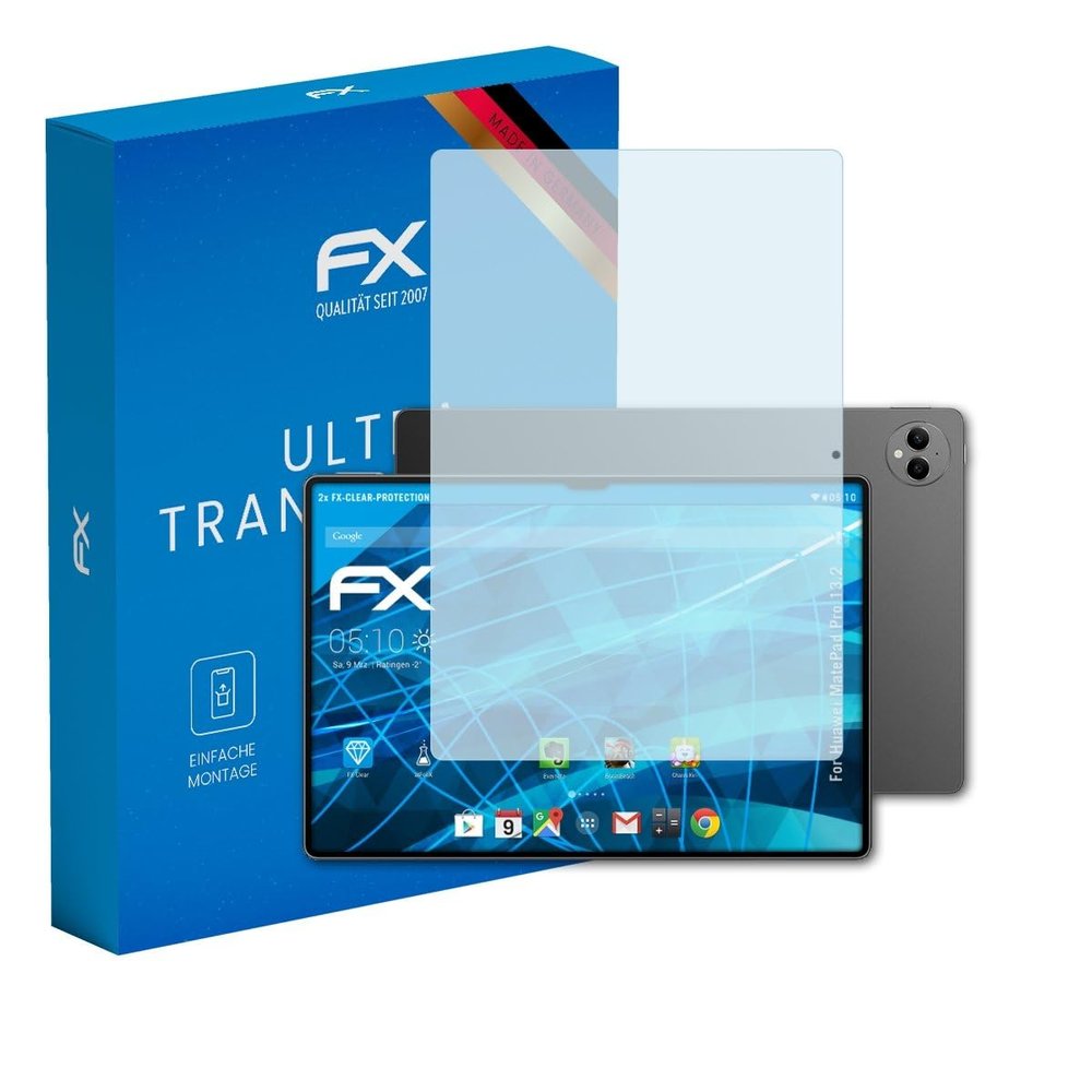 atFoliX Screen Protection Film compatible with Huawei MatePad Pro 13.2 Screen Protector, ultra-clear FX Protective Film (2X)