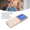 Zyyini 2G Flip Phone for Seniors, Big Large Font Eldly Cell Phone, Rectangle Flip Design, Sound Basic Phone, One Key Dial, LED Flashlight, FM, Calendar, Alarm (Gold) view 2