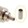 CablesOnline, 10-Pack Crimp Sleeve Ferrule Tubes for RG59 Coax Cable, Inside-Diameter 6.4mm, RF-U959F-10 view 4