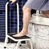 Safety Step Stool with a Handrail for Support, Lightweight and Portable, Steady and Stable, Includes a Non-Slip Step Surface, Platform Size: L10 x W15 x H10, Handrail Height: 35in view 3