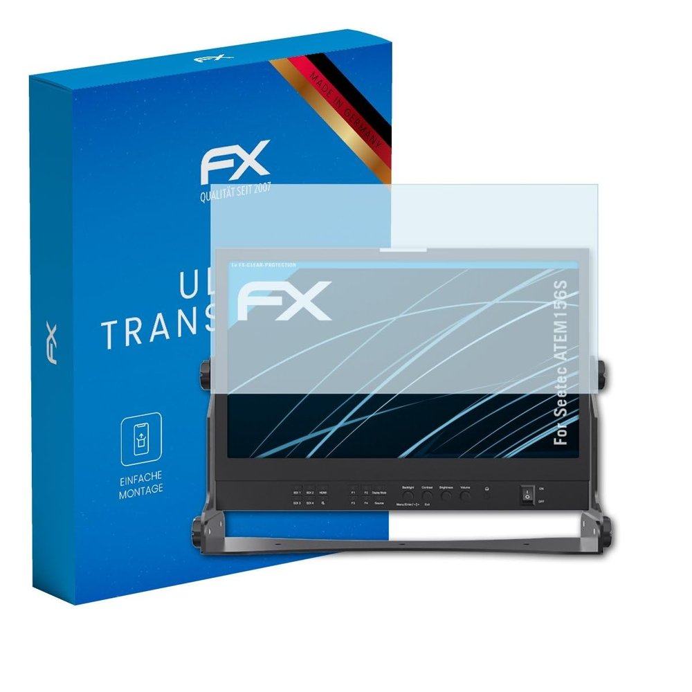 atFoliX Screen Protection Film compatible with Seetec ATEM156S Screen Protector, ultra-clear FX Protective Film