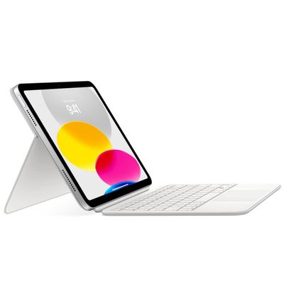 Apple Magic Keyboard Folio for iPad (10th Generation) (QWERTY US English) White (Renewed)