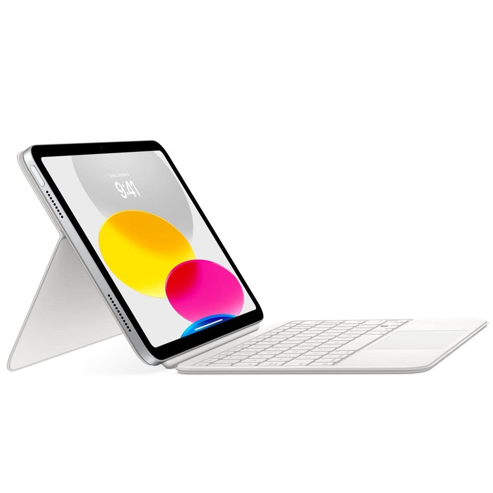 Apple Magic Keyboard Folio for iPad (10th Generation) (QWERTY US English) White (Renewed)