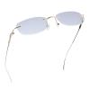 LifeArt Pure Titanium Frame Glasses/Blue Light Blocking Reading Glasses, Reduce Eyestrain, Stylish for Men and Women(Gold,+3.50 Magnification) view 1
