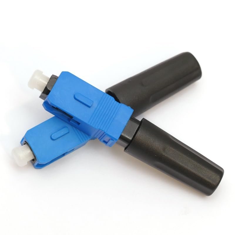 100PCS FTTH SC UPC Single-Mode Fiber Optic Quick Connector SC FTTH Fiber Fast Connector SC PC Connector