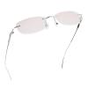 LifeArt Pure Titanium Frame Glasses/Blue Light Blocking Reading Glasses, Reduce Eyestrain, Stylish for Men and Women(Silver,+2.50 Magnification) view 1